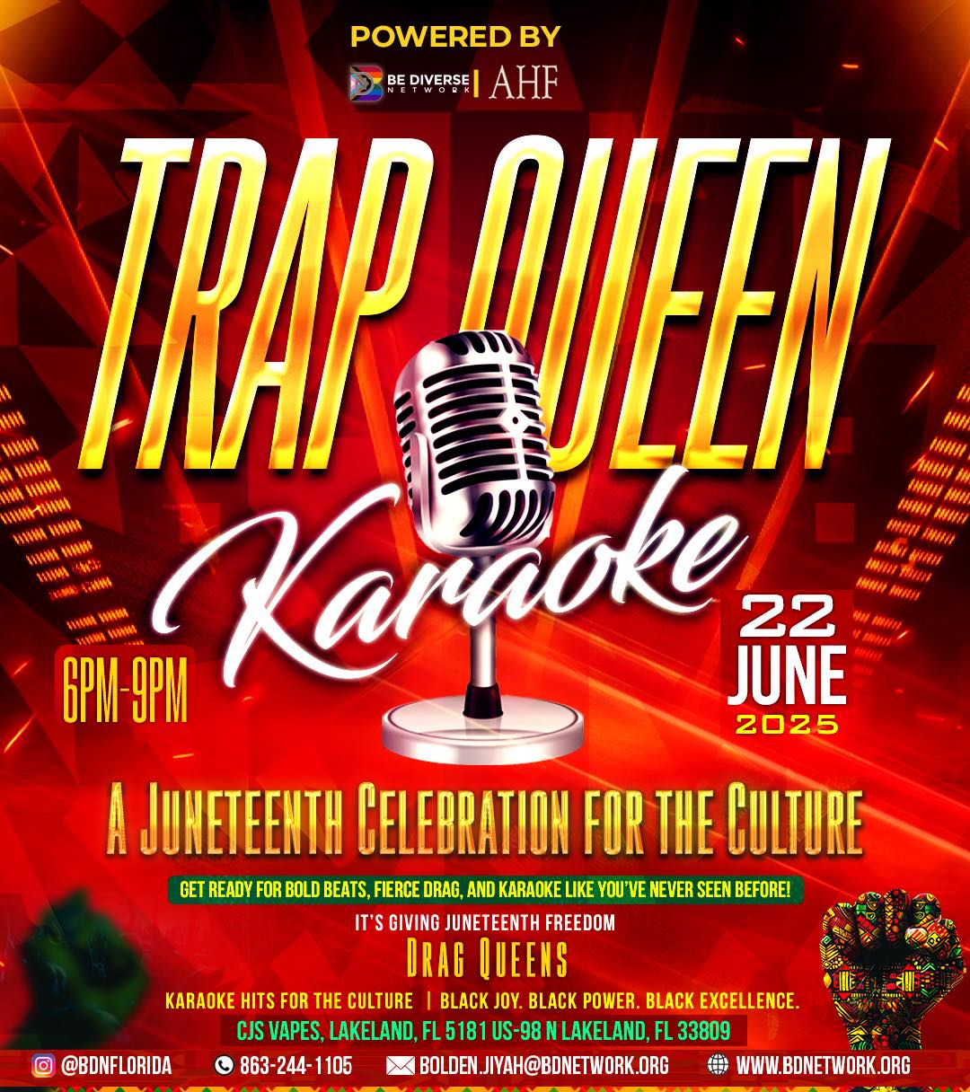 Trap Queen Karaoke — A Juneteenth Celebration for the Culture