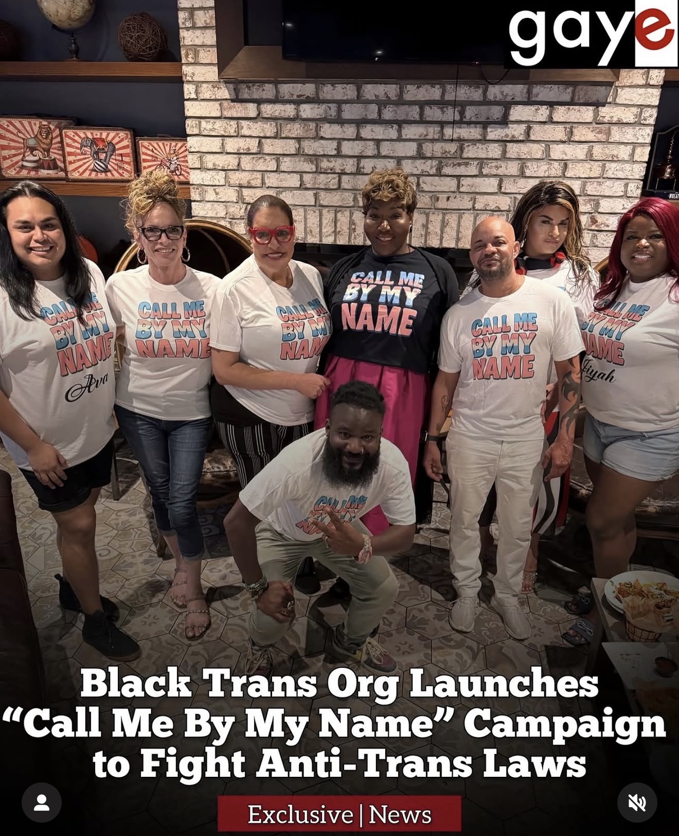 Call Me By My Name campaign launch — featured in Gay Express